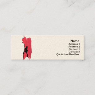Mini Carte de visite Escalade rock