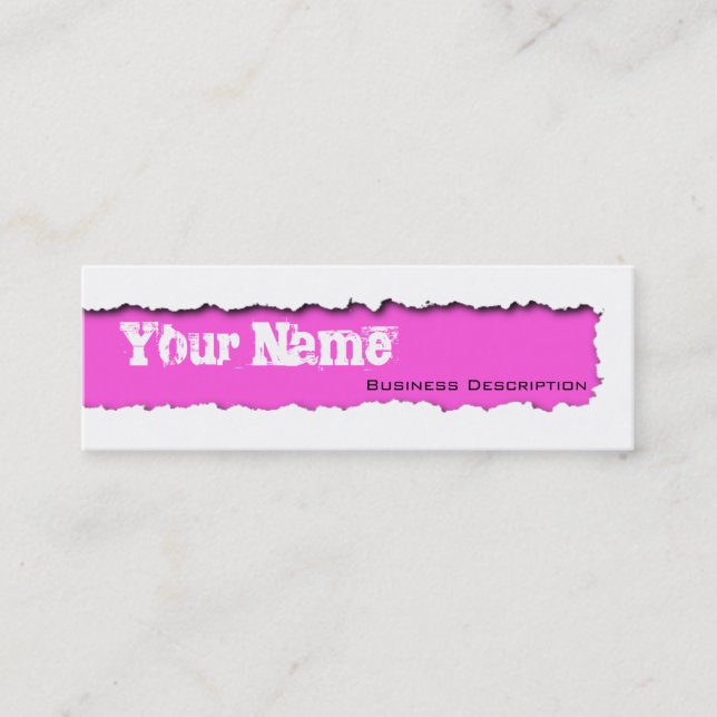 Mini Carte de visite extrait (Devant)