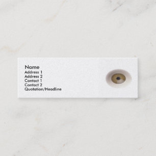 Mini Carte de visite Eyeball
