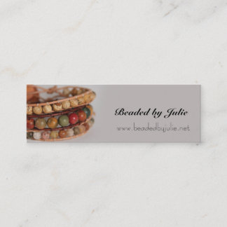 Mini Carte de visite fait main des bijoux 2