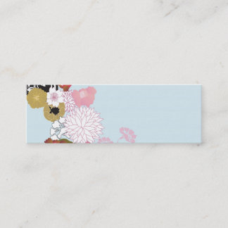 Mini Carte de visite floral