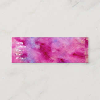 Mini Carte de visite Girly d'aquarelle