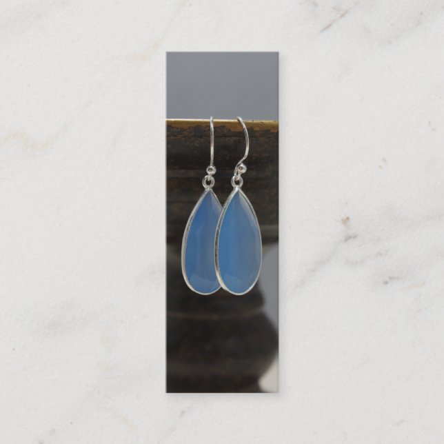 Mini Carte de visite maigre de bijoux (Devant)