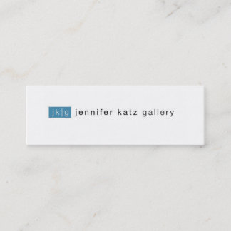 Mini Carte de visite maigre de Jennifer Katz