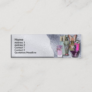Mini Carte de visite maigre de magasin cosmétique de