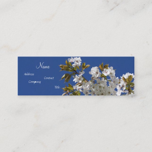 Mini Carte de visite mariage (Devant)