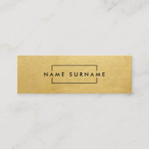 Mini carte de visite minimal moderne à la mode