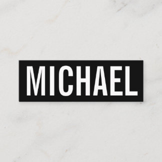 Mini Carte de visite moderne professionnel minimaliste