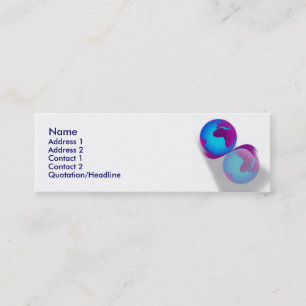 Mini Carte de visite mondial