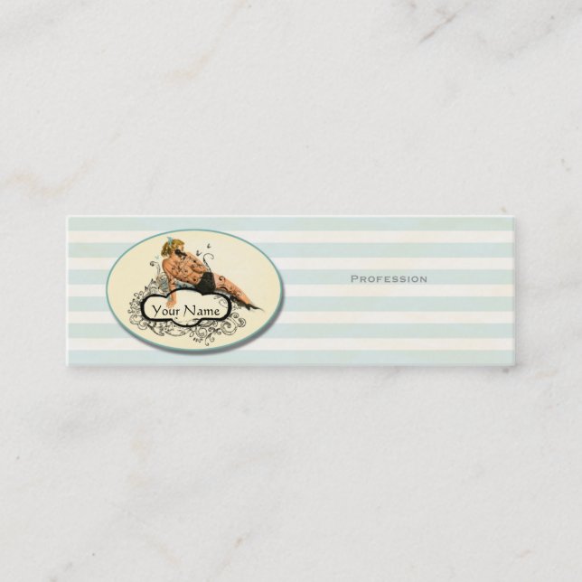 Mini Carte de visite - PinUp (Devant)