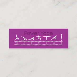 Mini Carte de visite Power Yoga