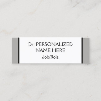 Mini Carte de visite professionnel Vintage et classique