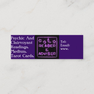 Mini Carte de visite psychique et clairvoyant de