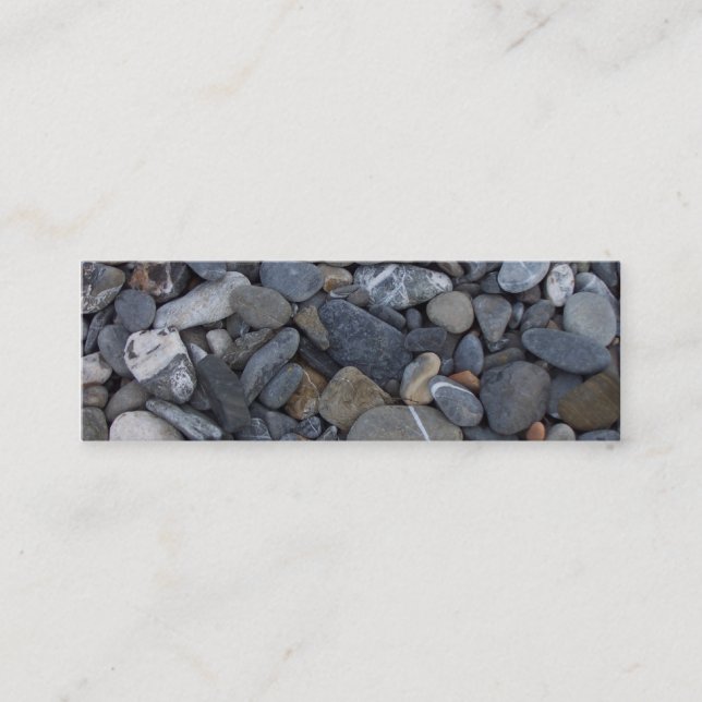 Mini Carte de visite signet  Beach Stones (Devant)