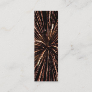 Mini Carte de visite signet Fireworks