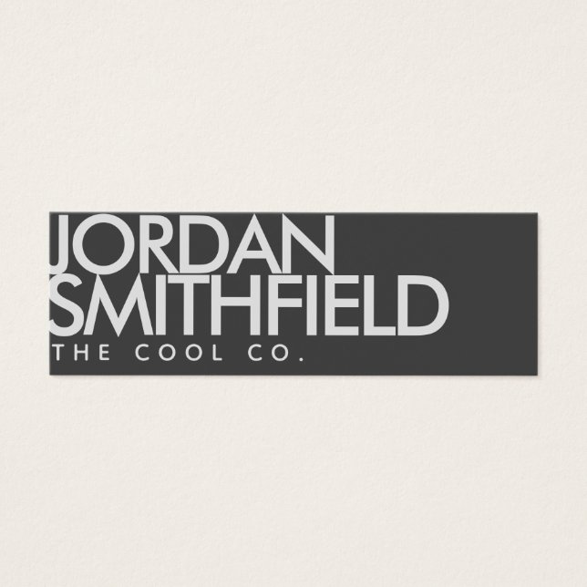 Mini Carte de visite simple (Devant)