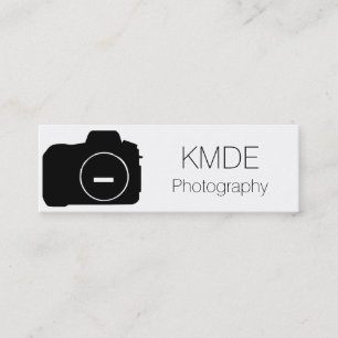 Mini Carte de visite simple de photographie