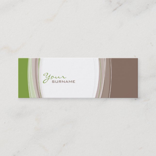 Mini CARTE DE VISITE :: slick 2 (Devant)