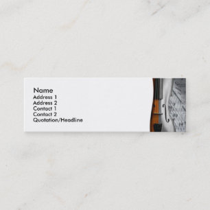 Mini Carte de visite violon