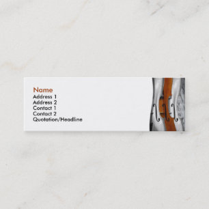 Mini Carte de visite violon