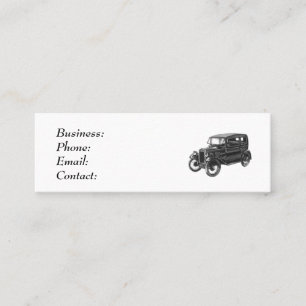 Mini Carte de visite - Voiture Classique