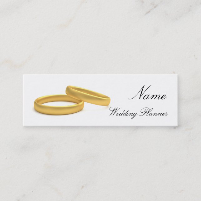 Mini Carte de visite wedding planner (Devant)