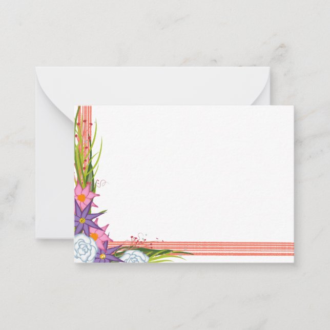 Mini cartes Coral Crush (Devant)