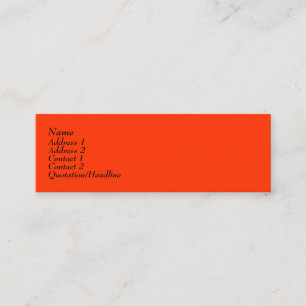 Mini cartes de Buisiness