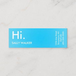 Mini cartes de visite modernes professionnels