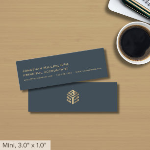 Mini Cartes de visite professionnels modernes