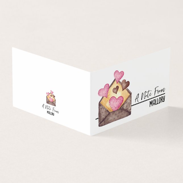 Mini Cartes Lunchbox personnalisées avec votre nom (Extérieur)