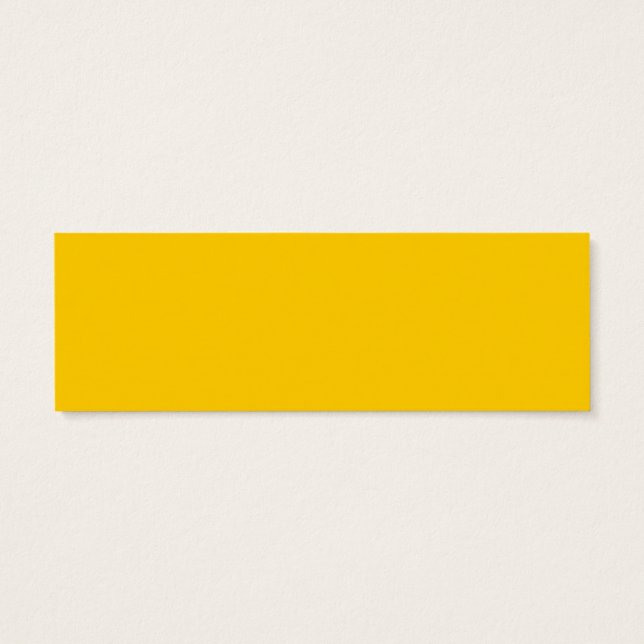 Mini cartes Signets, jaune orange soleil (Dos)