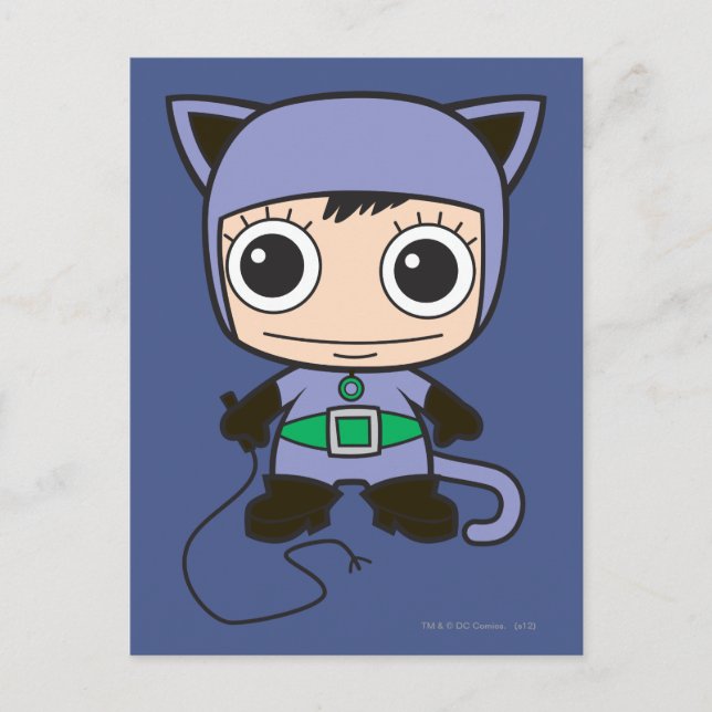 Mini Cat Woman Postkarte (Vorderseite)