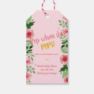 Mini-Champagner-Baby Geschenkanhänger