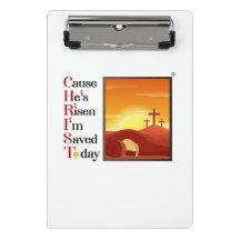 Mini Christ Akronym Clipboard