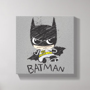Mini Classic Batman Sketch Leinwanddruck