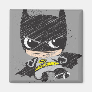 Mini Classic Batman Sketch Magnet