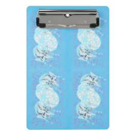 Mini Clipboard Abstrakt Art Wind Mini Klemmbrett