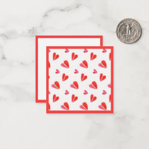 MINI COEURS Carte Carré plat 2,5 pouces II