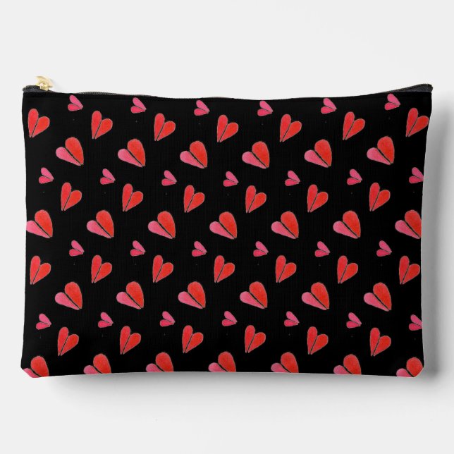 MINI COEURS II Grand sac de poche d'accessoires (Recto)