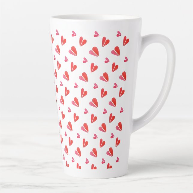 MINI COEURS Tall Latte Mug (Droite)