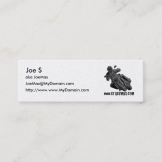 Mini conception de carte de visite de starVmax