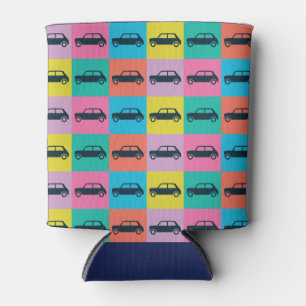 Mini Cooper für Funky Fun Checkerboard Dosenkühler