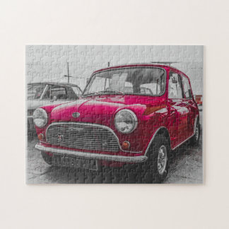 Mini Cooper Puzzle Vintag
