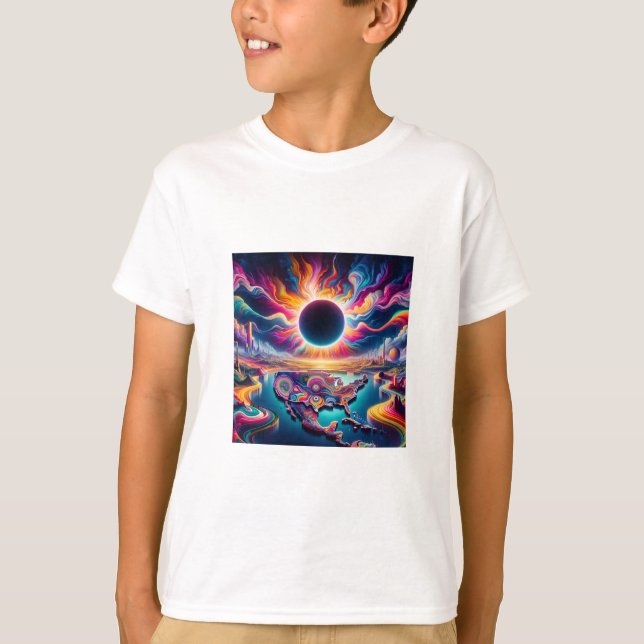 Mini Cosmic Explorer: T-Shirt der Kinder (Vorderseite)