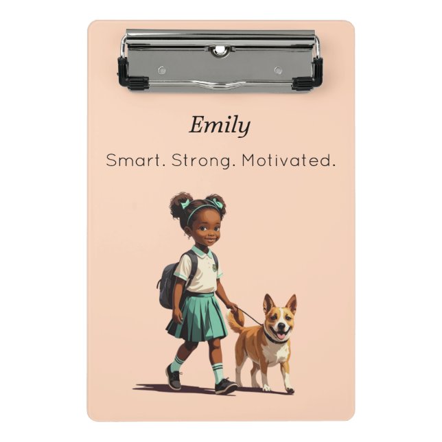 Mini Custom School Clipboard Mini Klemmbrett (Vorderseite)