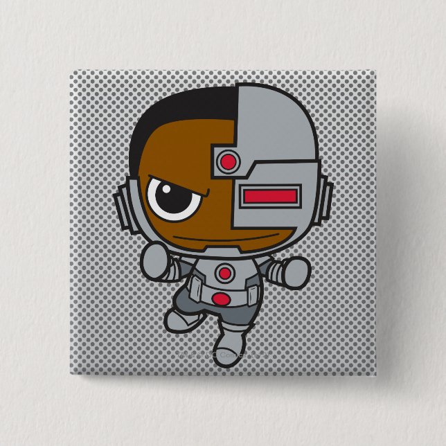 Mini Cyborg Button (Vorderseite)