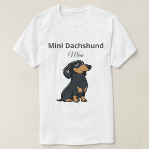 Mini-Dachshund-Mama-Shirt Süßes Doxie-Geschenk T-Shirt
