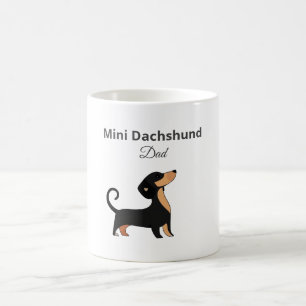 Mini-Dackel-Vater-Tasse Geschenk für Hunde-Väter Kaffeetasse
