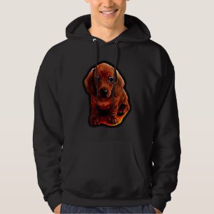 Mini-Dackel-Welpe Hoodie